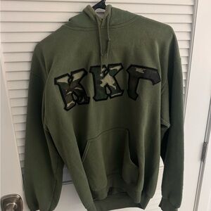 Kappa Kappa Gamma Army Green & Camo Hoodie